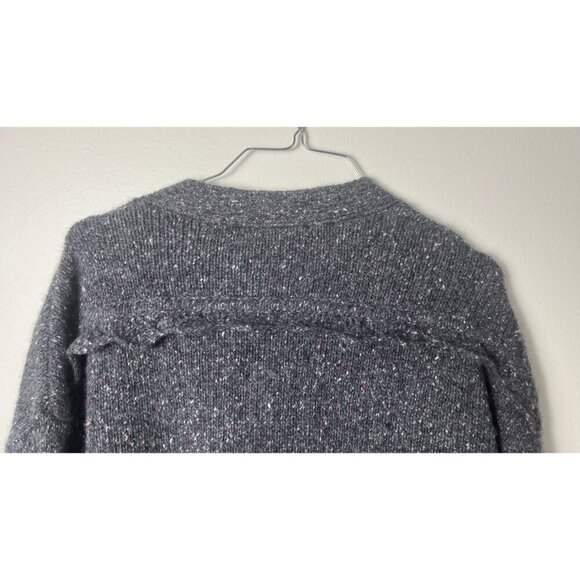 WHITE +  WARREN CASHMERE SLOUCHY CARDIGAN SWEATER S - Picture 6 of 11